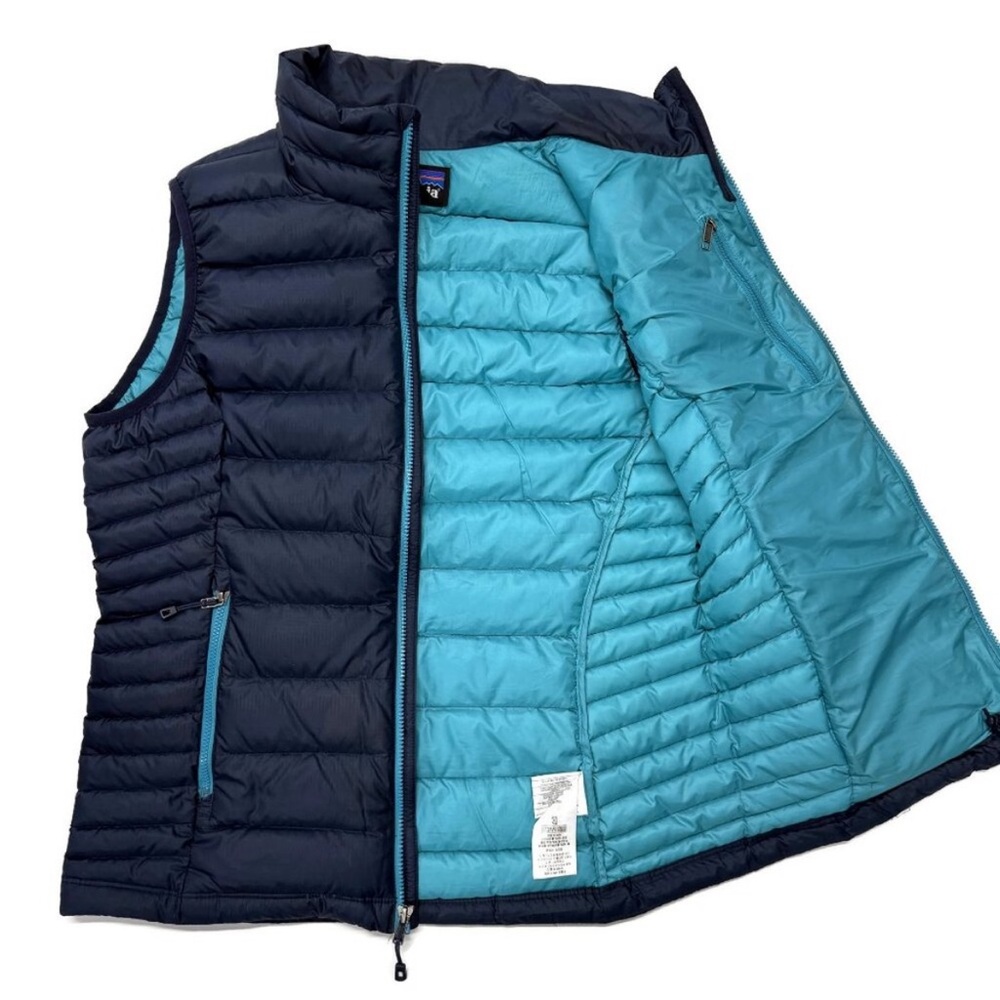 Patagonia Women's Down Sweater Vest XXS Navy NWOT - Picture 6 of 16